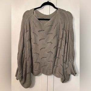 Poncho Sweater short sleeves